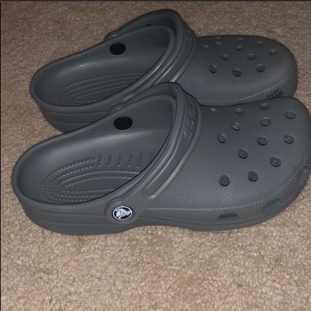 Grey Crocs